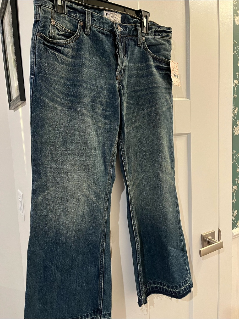 Free People Cropped Dark Jeans NWT